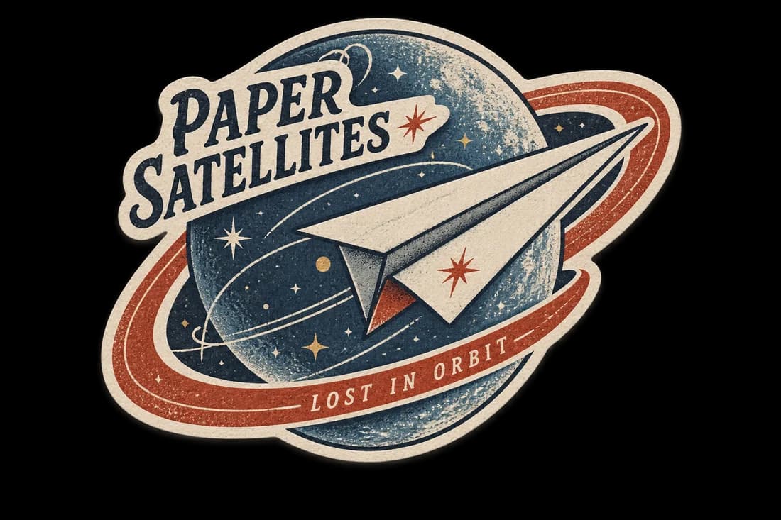 Sticker Set im Deutschpop-Stil von Paper Satellites