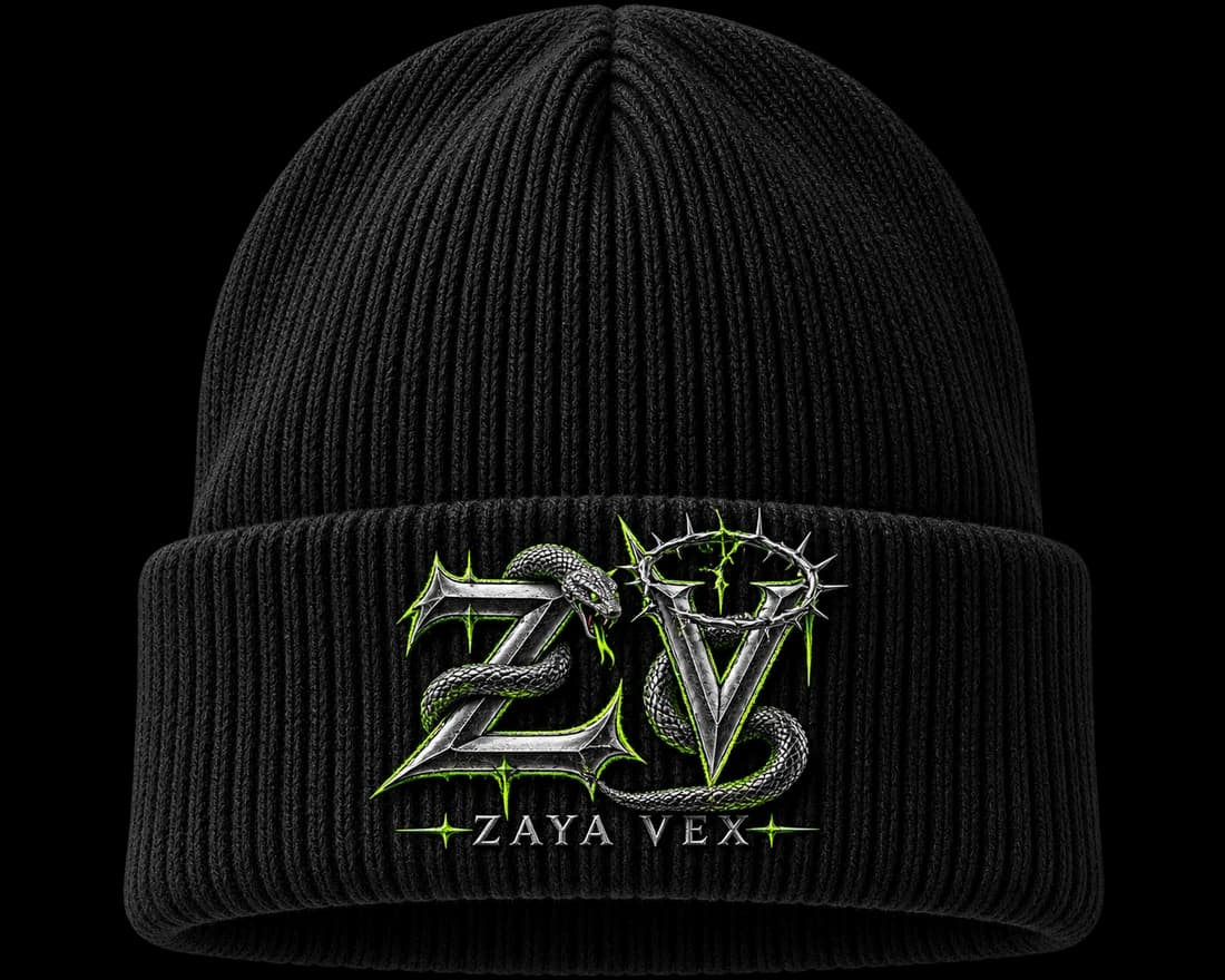 Tour Beanie im Hip-Hop-Stil von Zaya Vex